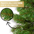 Excellent Trees® Jarbo Mini Kerstboom 60 cm met batterij verlichting - Kunstkerstboom kant en klaar met Verlichting - Hoogwaardig PVC - 35 LED Lampjes