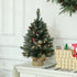 Mini Kerstboom met LED verlichting, 60 cm, dennenappels en bessen