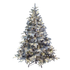 Excellent Trees® LED Otta Witte Kerstboom met Sneeuw en Verlichting 180 cm - Premium kunstkerstboom ⌀114cm - ↕180cm