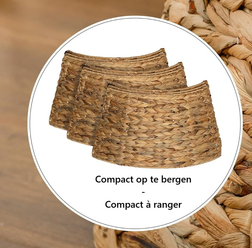 4goodz Kerstboommand - Kerstboomrok van natuurlijke Zeegrass - Ø 60 cm - Kerstboomring