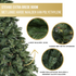 Excellent Trees® Elverum Frosted 180 cm Kerstboom met Verlichting - ⌀125cm - ↕180cm
