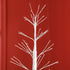 Homcom Kunstkerstboom abstract met LED-verlichting - 180 cm hoog - Wit