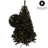 Excellent Trees® Stavanger Black 180 cm Zwarte Kerstboom met Verlichting  - nu met Opbergtas t.w.v. € 27.50