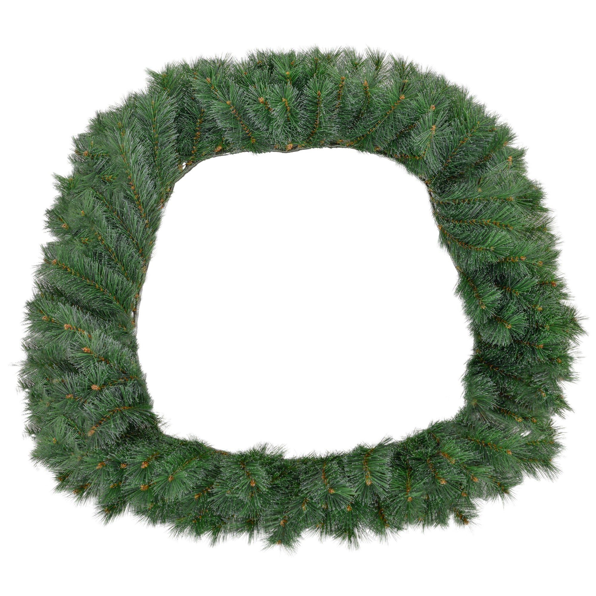 4goodz Guirlande Frosted kerstslinger 180 cm met 160 takpunten - Groen