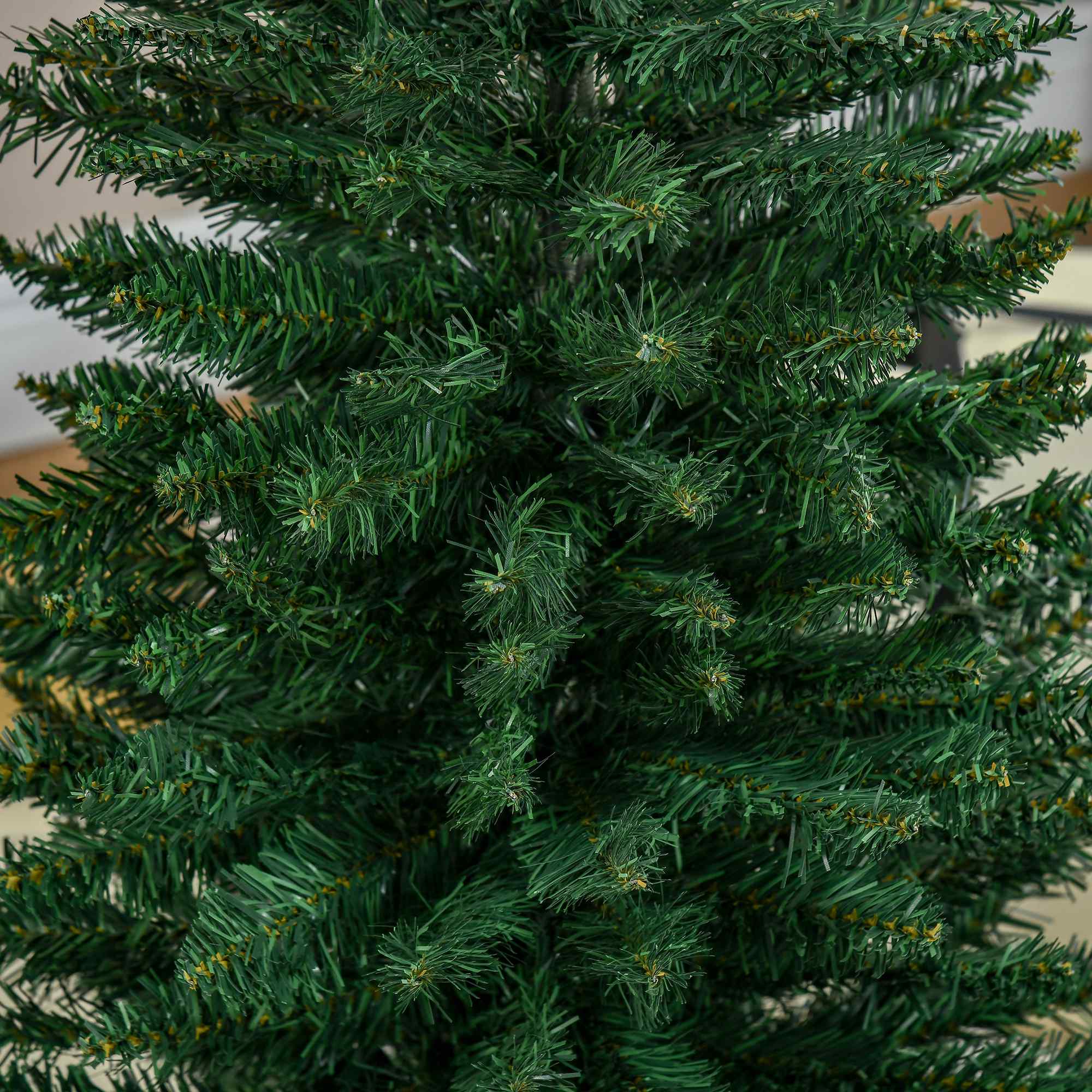 Homcom Kerstboom Kunstspar Smal met standaard 150cm - Groen