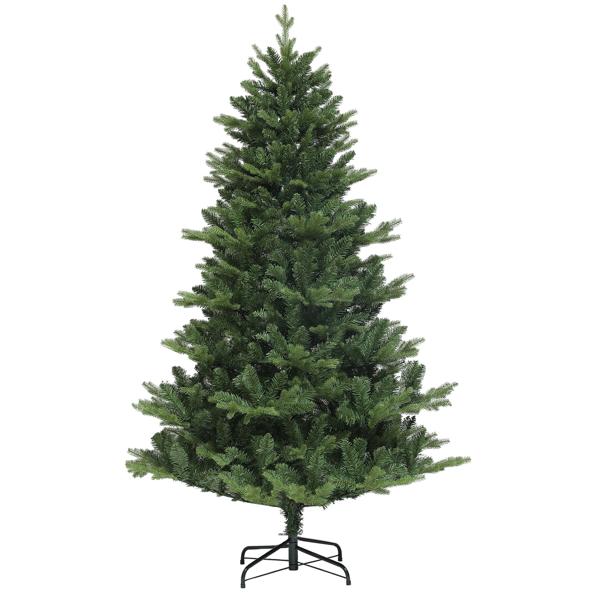 Homcom Kerstboom - natuurgetrouw - breed Ø105 x 180 cm - Groen