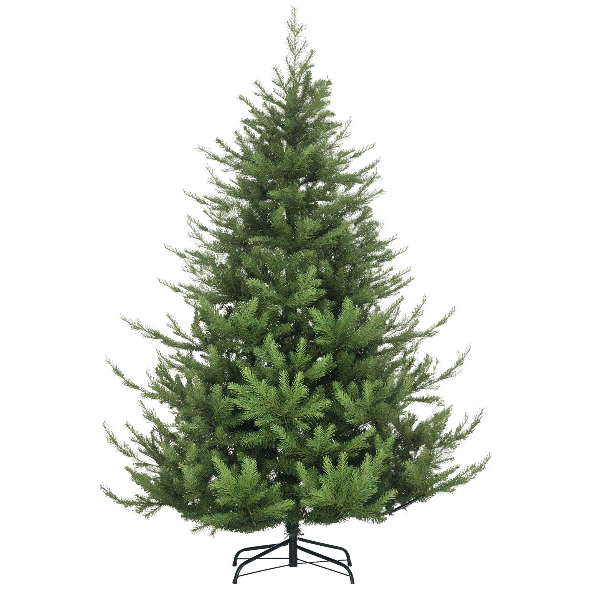 Homcom kerstboom met realistische uitstraling - 180 cm - Ø136 cm