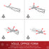 Mini Kerstboom incl. kerstballen en LED-verlichting 60 cm