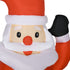 Homcom Opblaasbare Kerstman met slee en rendier met LED-verlichting