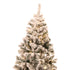 Excellent Trees® Rova Witte Kerstboom met Sneeuw en LED Verlichting ⌀110cm - ↕210cm