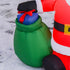 4goodz Opblaasbare Kerstman met LED Verlichting voor buiten 120 cm