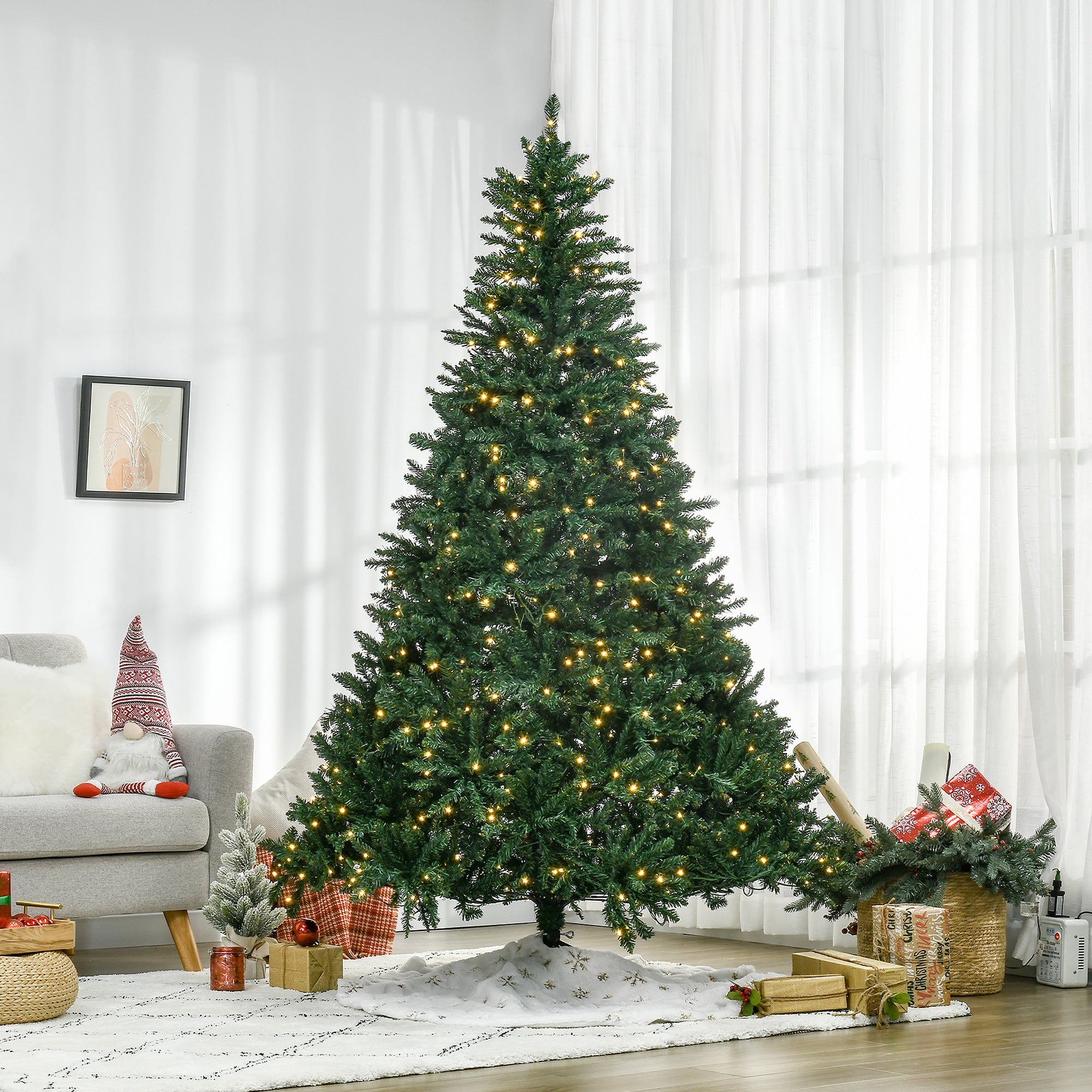 4goodz Kerstboom met 700 warm witte LED - 2154 takken Ø142 x 210H cm