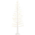 Homcom Kunstkerstboom abstract met LED-verlichting - 180 cm hoog - Wit