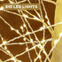 Homcom Kunstkerstboom abstract met LED-verlichting - 180 cm hoog - Wit