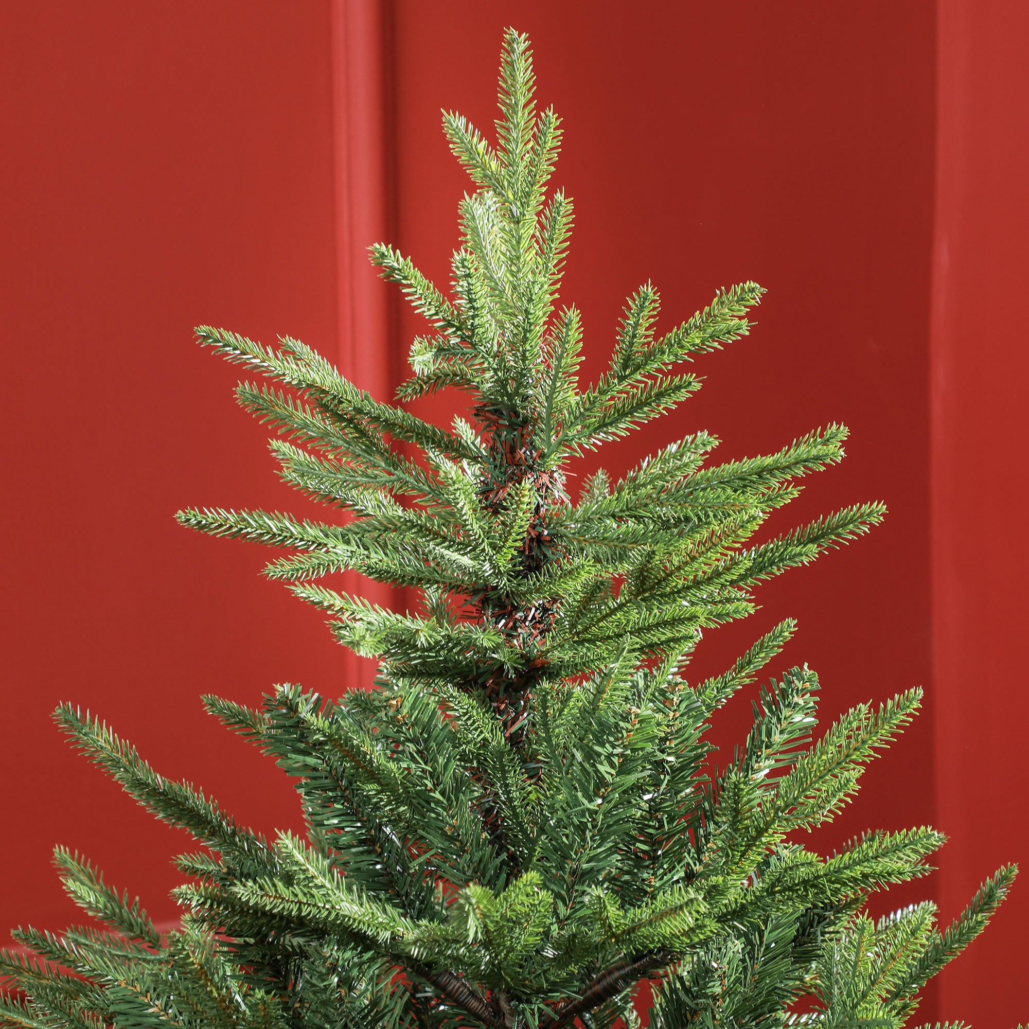 Homcom Kunstkerstboom 150 cm - realistisch uiterlijk - snelle montage - met standaard