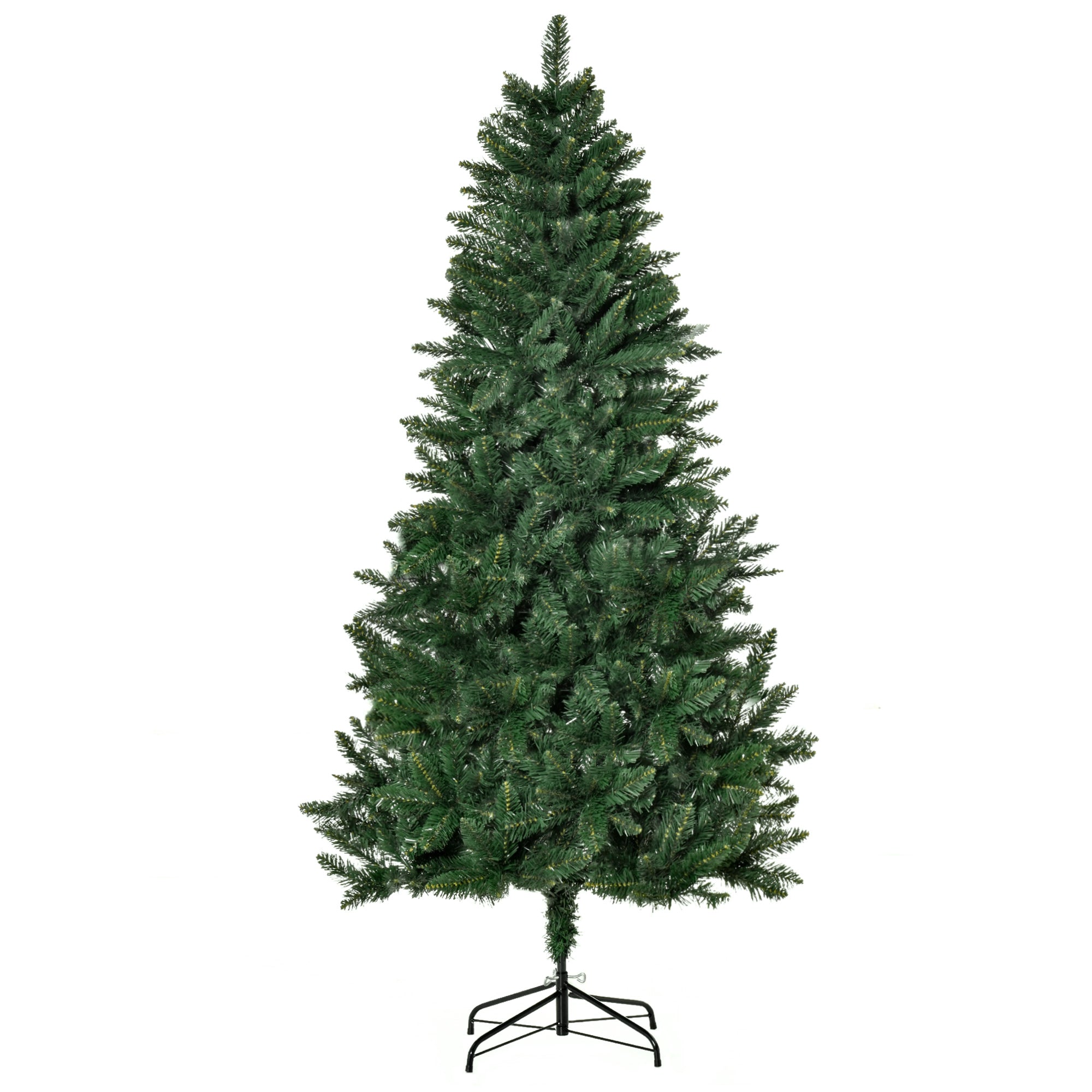 Homcom Kunstkerstboom 180 cm Pijnboom Kunstboom met 724 Takken