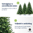Kerstboom Excellent Trees® Hallvik 210 cm - PE+PVC uitvoering ⌀135cm - ↕210cm