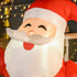 4goodz Opblaasbare Kerstman 240 cm hoog met LED-verlichting