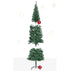 Homcom Kunstkerstboom Smal met metalen standaard - 210 cm - Ø81 cm