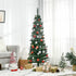 Homcom Kerstboom Kunstspar Smal met standaard 150cm - Groen