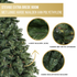Excellent Trees® Elverum Frosted 150 cm Kerstboom met Verlichting  - ⌀110cm - ↕150cm