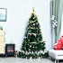 Homcom Kerstboom 180 cm met standaard 102 cm doorsnede - Groen
