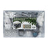 4seasonz® Kunststof Kerstballen set 130 ballen, piek en snoer Zilver/Blauw