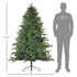 Homcom Kunstkerstboom met stevige metalen voet 183 cm - Groen
