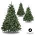 Excellent Trees® Elverum Frosted 150 cm Kerstboom met Verlichting  - ⌀110cm - ↕150cm