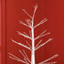 Homcom Kunstkerstboom abstract met LED-verlichting - 150 cm hoog - Wit