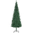 Homcom Kunstkerstboom Smal met metalen standaard - 210 cm - Ø81 cm