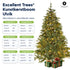Excellent Trees® LED Ulvik 210 cm - Premium Kerstboom met 460 lampjes  ⌀140cm - 210cm