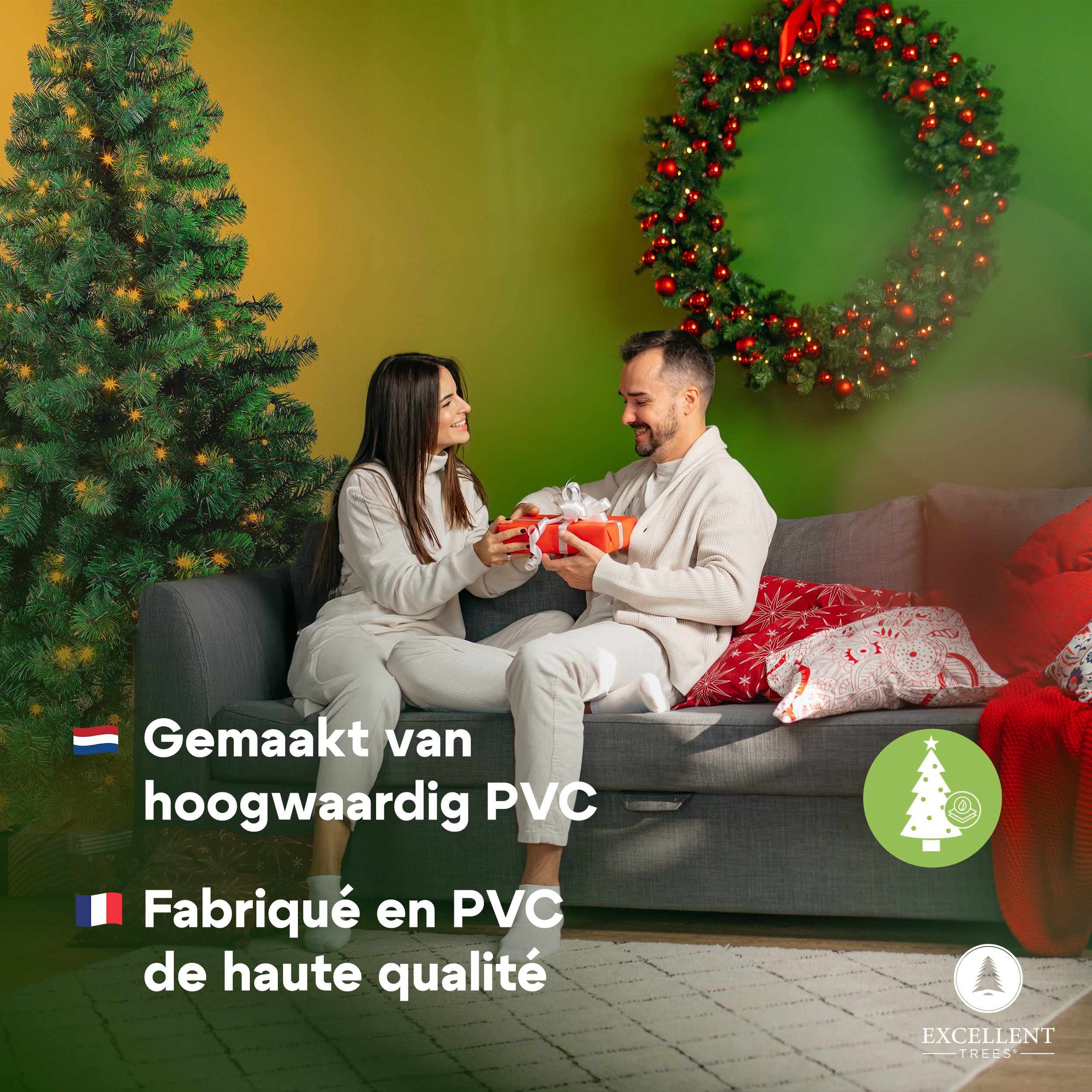 Excellent Trees® Kerstboom LED Stavanger Green 210 cm met verlichting - nu met Opbergtas t.w.v. € 27.95