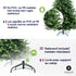 Kerstboom Excellent Trees® Hallvik 210 cm - PE+PVC uitvoering ⌀135cm - ↕210cm