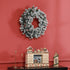 Homcom Kerstkrans met LED-verlichting, rode bessen 60 cm doorsnede