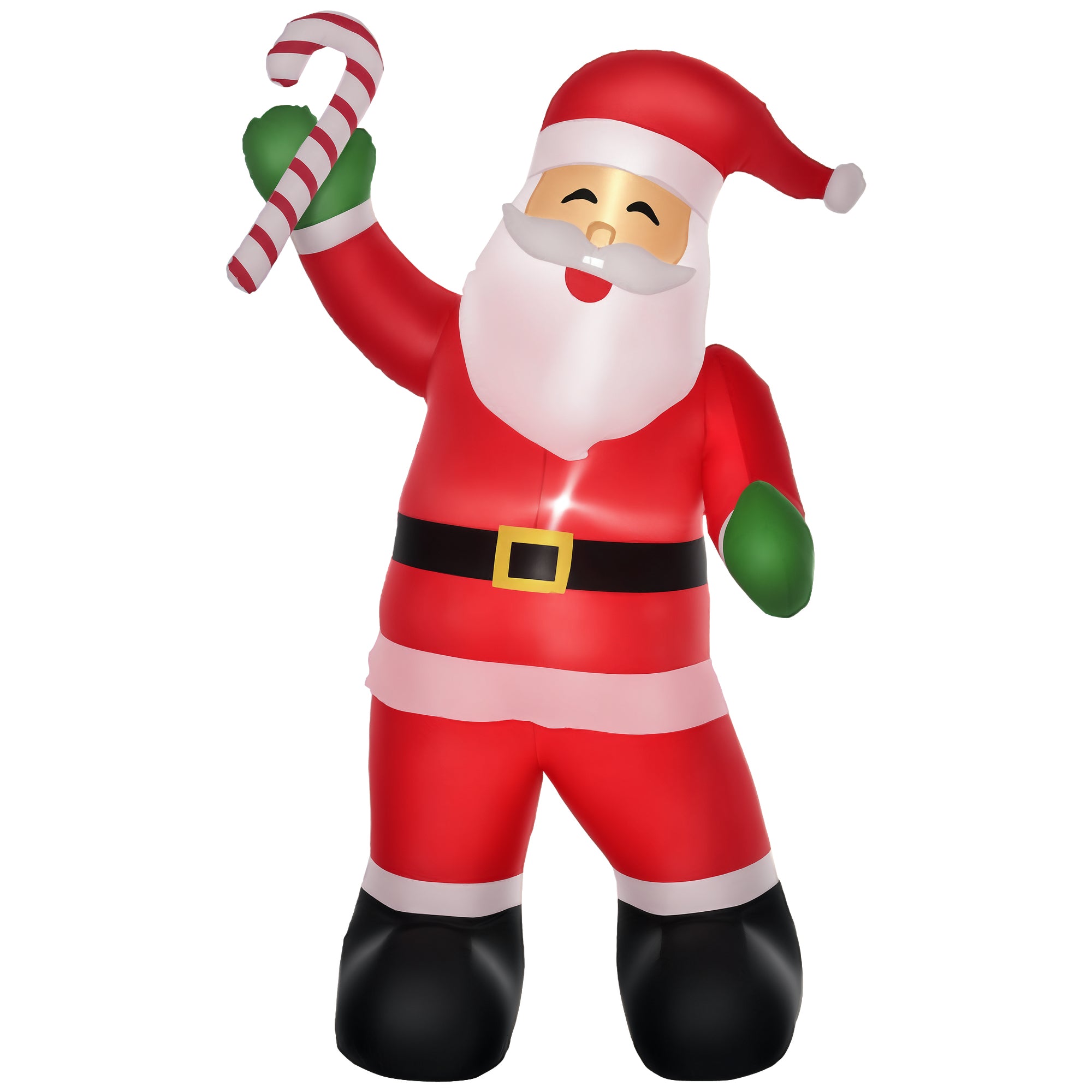 Homcom Opblaasbare kerstman met LED-verlichting 250cm