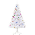 Witte Kunstkerstboom Kant-en-Klaar met decoratie Ø85cm - 150 cm - Wit