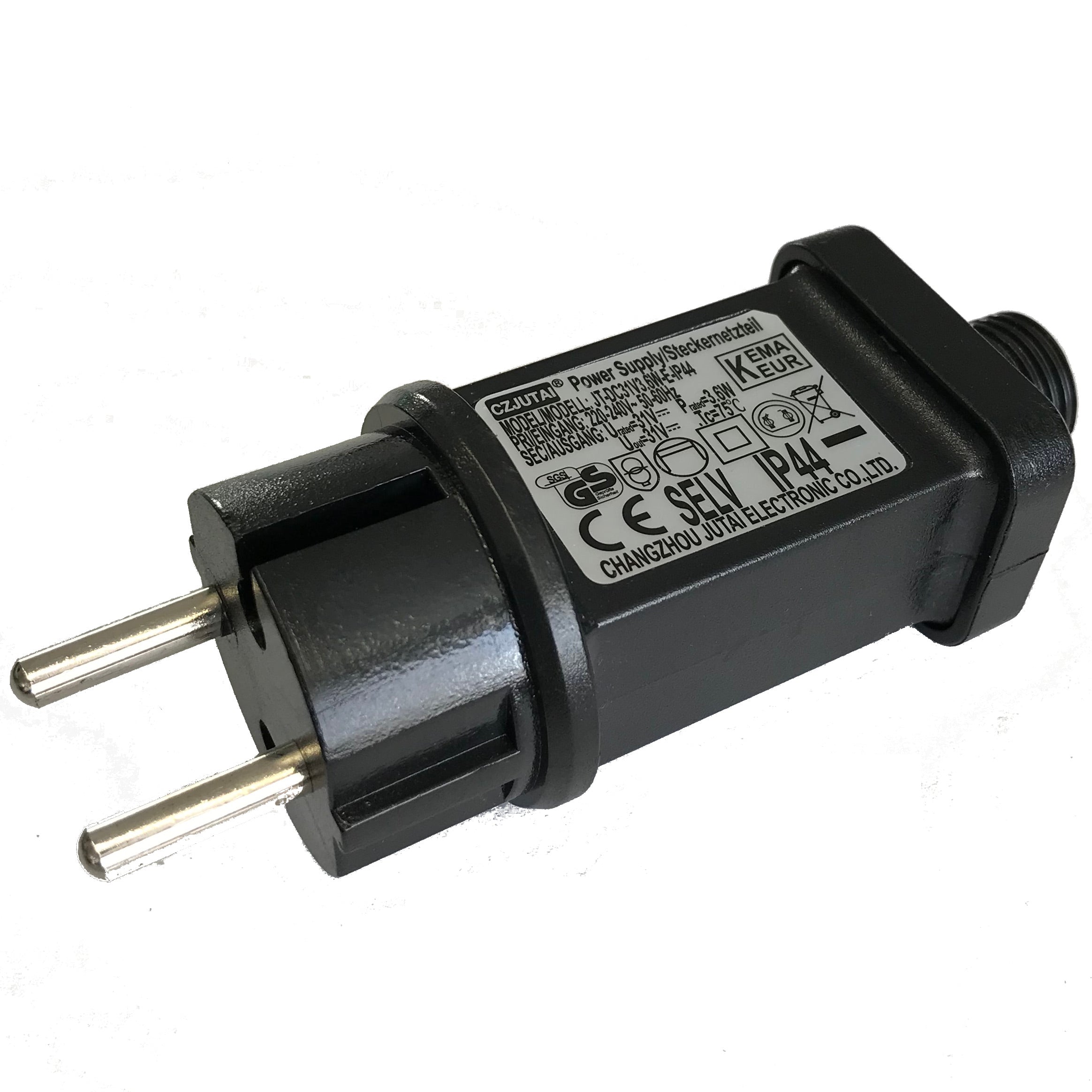 Excellent Trees® Stavanger Black 210 cm Zwarte Kerstboom met Verlichting -  500 LED Lampjes