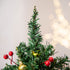 Mini Kerstboom incl. kerstballen en LED-verlichting 60 cm