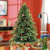 Homcom Kunstkerstboom met stevige metalen voet 183 cm - Groen