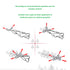 Homcom Kerstboom 180 cm met Sneeuw - Metalen standaard - Wit