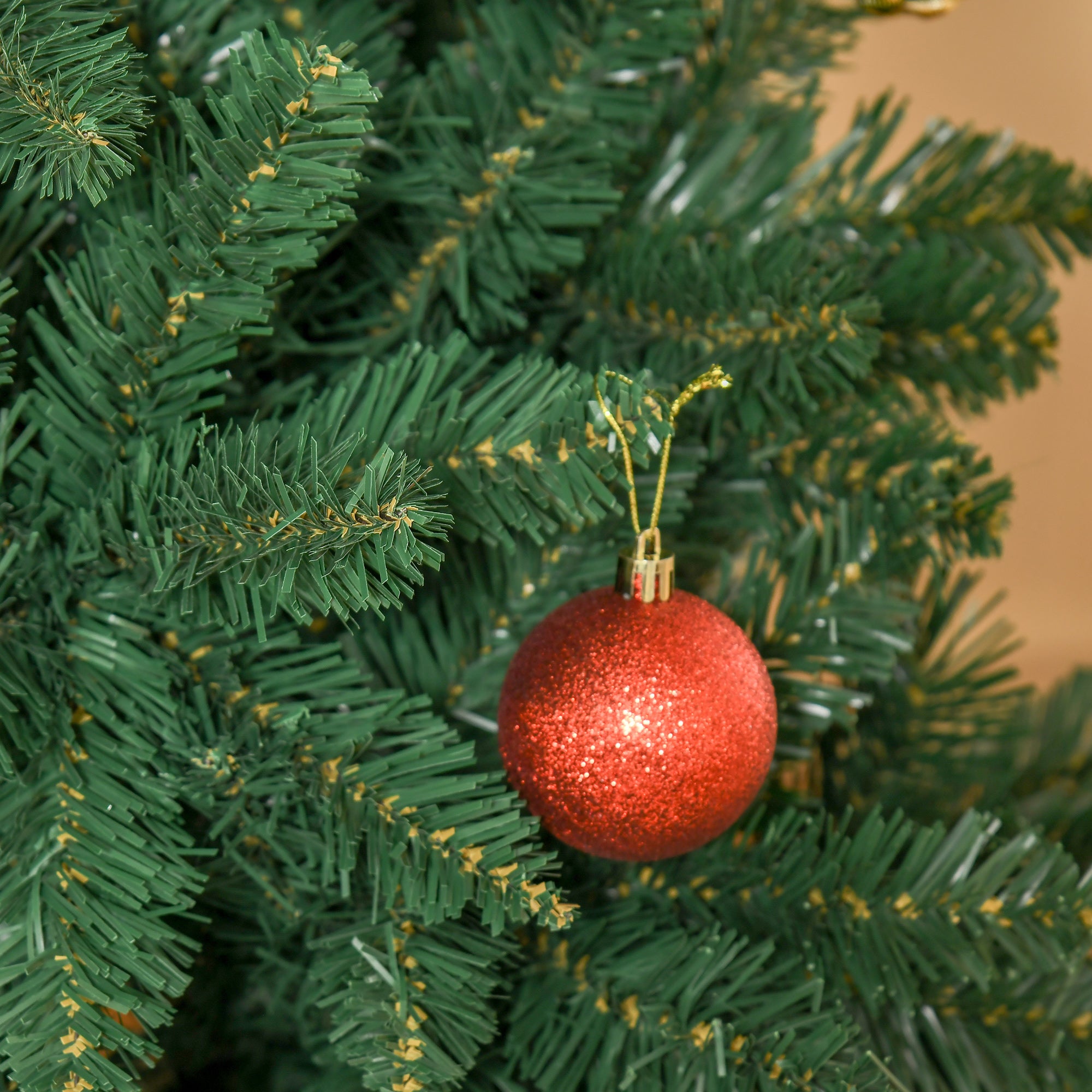 Homcom Kunstkerstboom 180 cm Pijnboom Kunstboom met 724 Takken