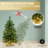 Excellent Trees® Jarbo Mini Kerstboom 75 cm met verlichting - Kunstkerstboom kant en klaar met Verlichting - Hoogwaardig PVC - 55 LED Lampjes
