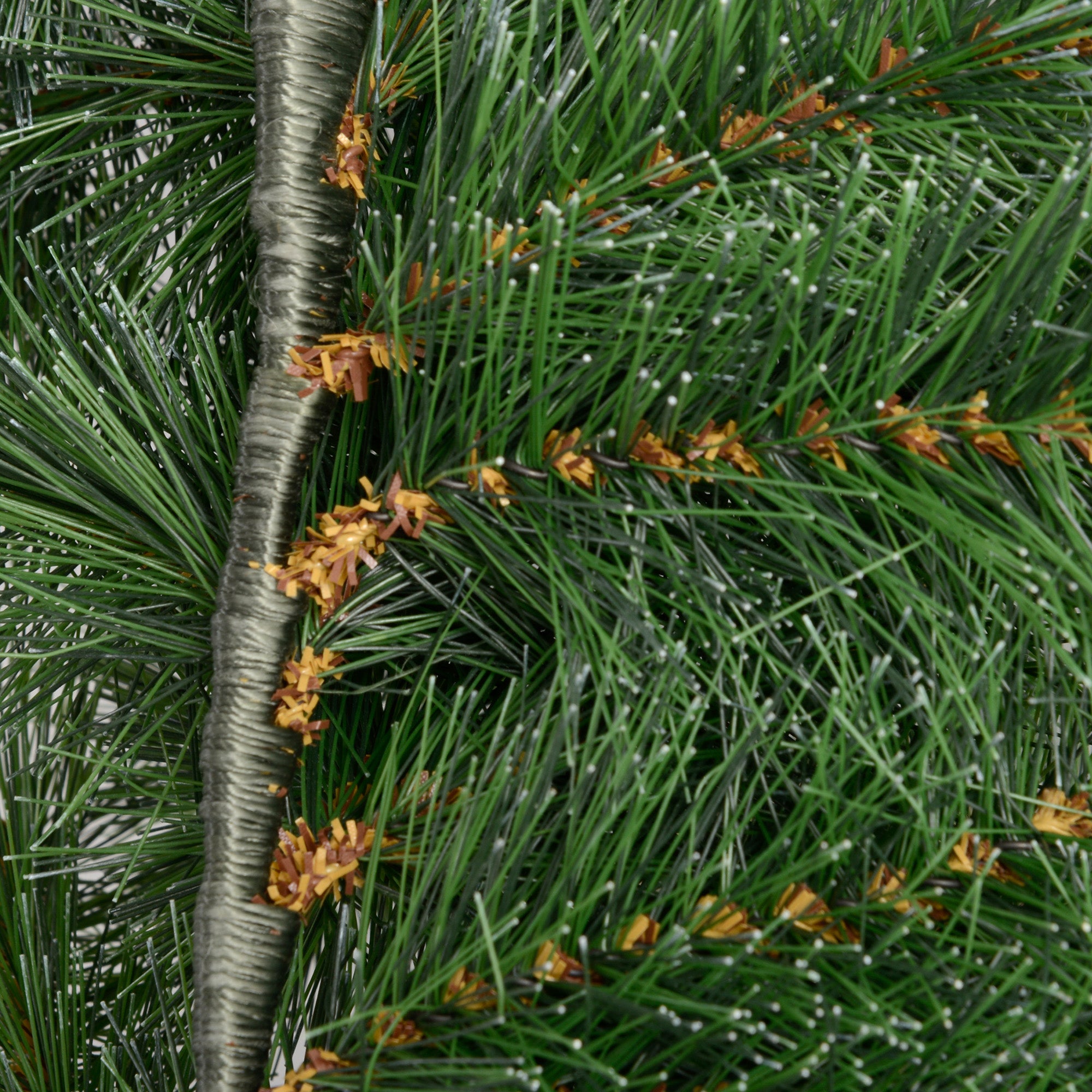 Homcom Guirlande Frosted kerstslinger 180 cm met 160 takpunten - Groen