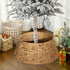 Homcom Kerstboommand - Kerstboomrok van natuurlijke Zeegrass - Ø 60 cm - Kerstboomring