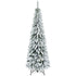 Homcom Kunstkerstboom Smal met Sneeuw - 180 cm - Ø74 cm