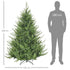 Homcom kerstboom met realistische uitstraling - 180 cm - Ø136 cm