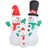 4goodz opblaasbare sneeuwmanfamilie LED 165x80x180cm