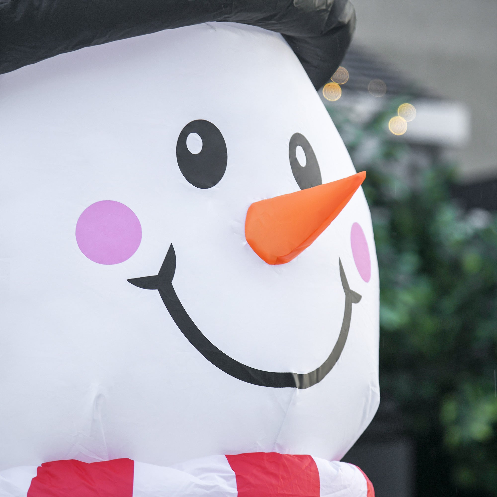 Homcom Opblaasbare Sneeuwpop 240 cm met LED-verlichting
