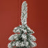 Homcom Kerstboom Smal met Sneeuw - incl. standaard 180 cm - Wit/Groen